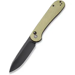 Civivi, Mehrzweckmesser, Messer Button Lock Elementum Olive Micarta