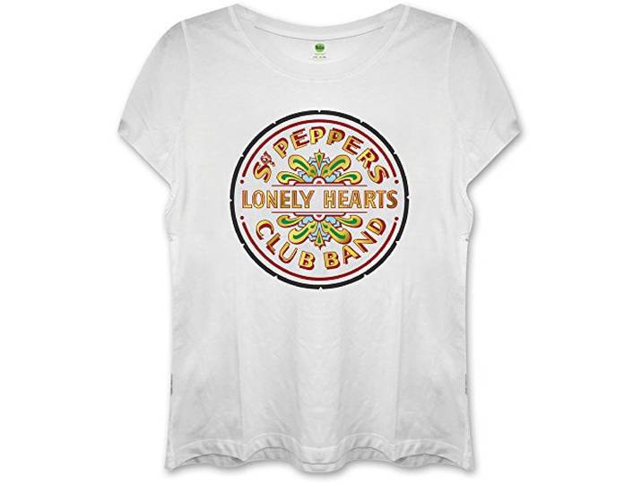 T-Shirt # S White Femmina # Sgt Pepper