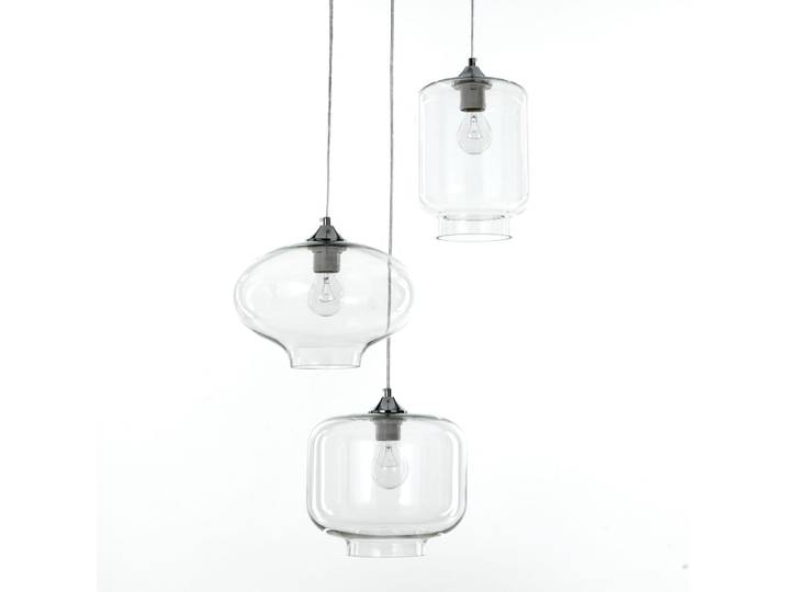 Lustre verre transparent h126 ø47