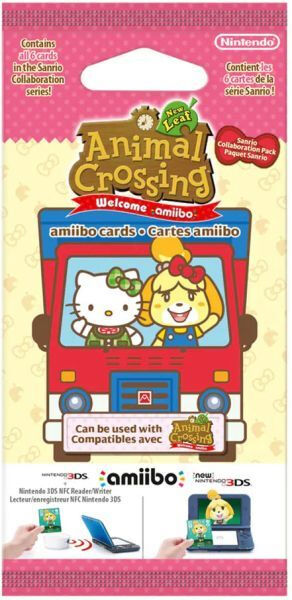 Nintendo Animal Crossing Amiibo Cards-New Leaf Sanrio Collaboration Pack (Diversen) Nieuw