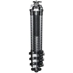 Leofoto Manba LV-284C (Carbon, Metall), Stativ, Schwarz
