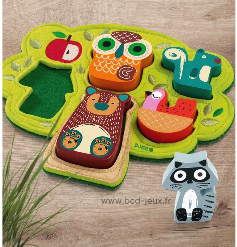 Djeco Puzzle Relief - Oski