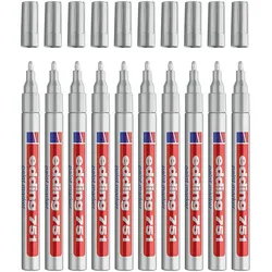 Edding, Marker, Lackmarker 751, 1-2 mm (10x)