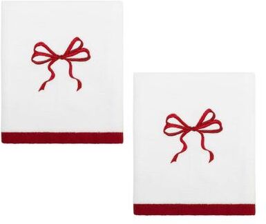 Avanti Linens Avanti Christmas Bows 2-Pack Hand Towel Set - Hand Towel 2 Pack