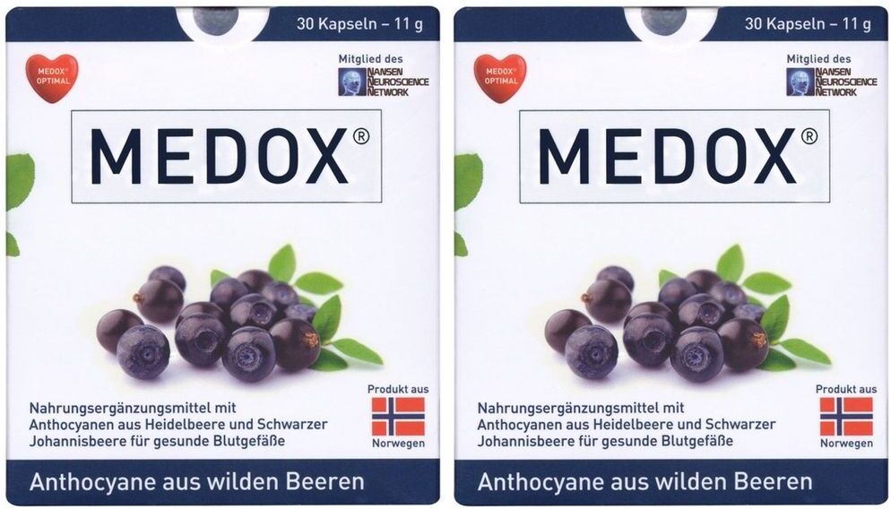 Medox Anthocyane aus wilden Beeren Kapseln 2x 2x30 St