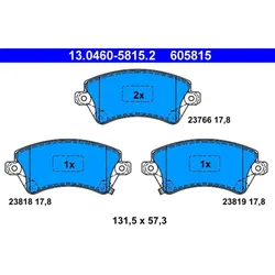 Bremsbelagsatz Scheibenbremse ATE 13.0460-5815.2