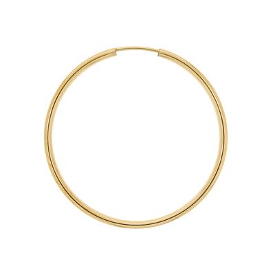 Paar Creolen VIVANCE "585/- Gelbgold glanz 40 mm", gelb, Ohrringe, Damen, one-size, Gold