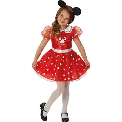 Rubies Disney's Minnie Maus Kostümkleid für Kinder (116)