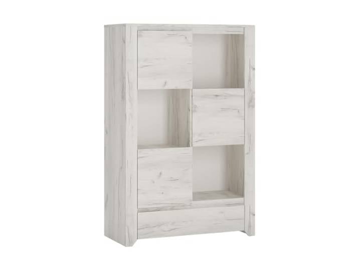Lomadox Kommode Highboard in Craft Eiche weiß