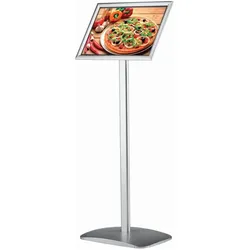 Update Displays, Prospektständer, Infoständer silber DIN A4 (A4)