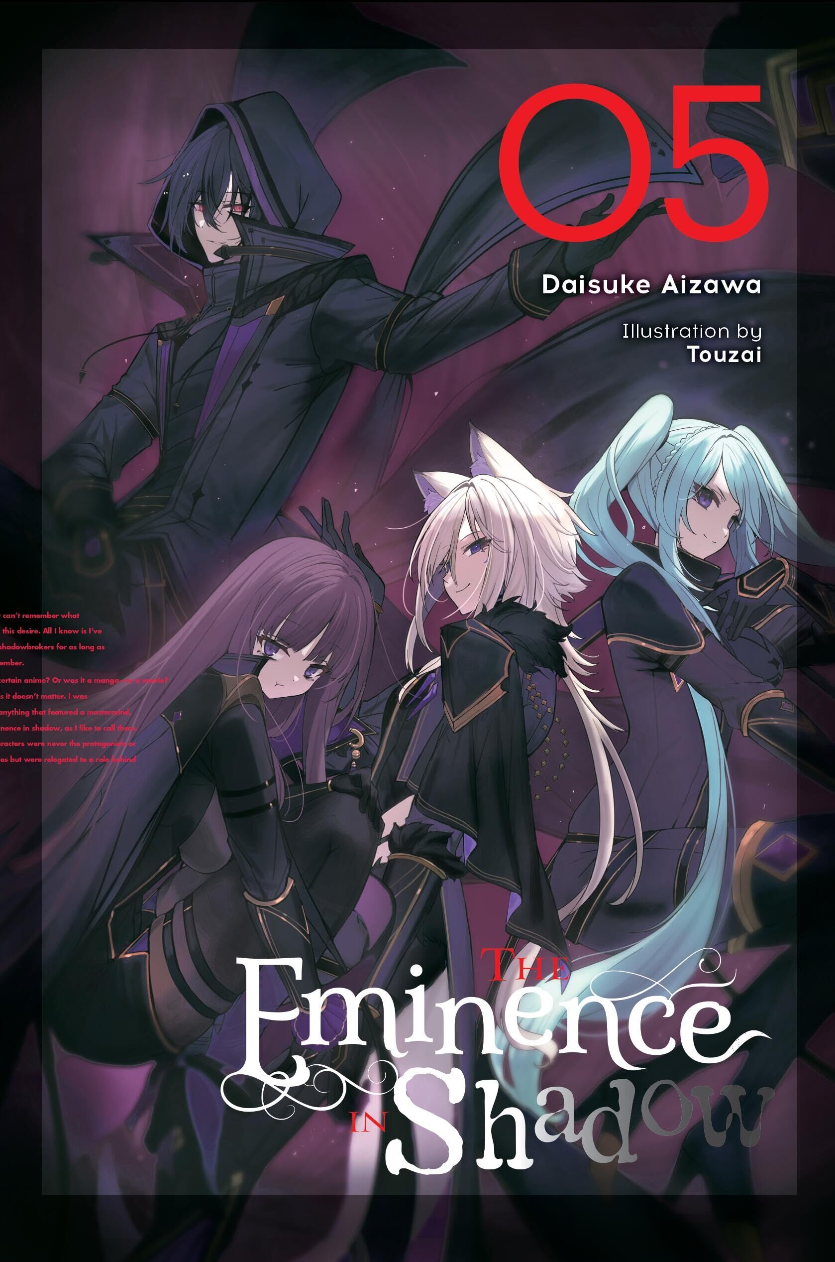 Daisuke Aizawa - The Eminence in Shadow, Vol. 5 (light novel): Volume 5 (EMINENCE IN SHADOW LIGHT NOVEL HC) - Preis vom 04.10.2026 03:51:26 h