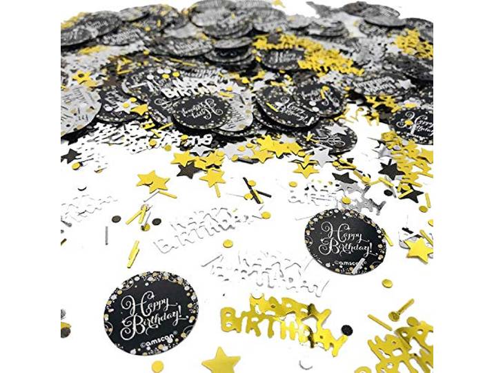 Amscan 9901177 - Decoratieve spiralen Sparkling Celebrations, 12 stuks, circa 61 cm, verjaardag, hangdecoratie