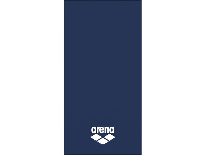 Handtuch ARENA arena Mikrofaser Gym Handtuch , blau (navy, weiß), B:50cm L:100cm, Microfaser, Obermaterial: 90% Polyester, 10% Polyamid, Handtücher, Handtuch, Sport, Schwimmbad, Reisen, leicht, schnelltrocknend, klein, saugfähig