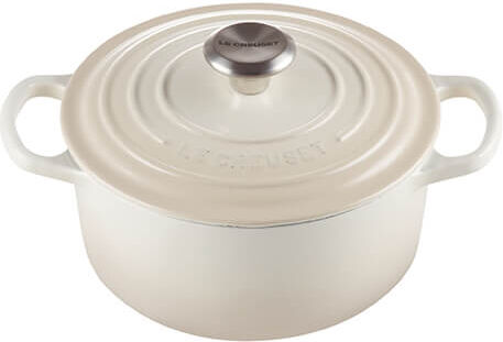 Le Creuset Signature Meringue Cast Iron 22cm Round Casserole