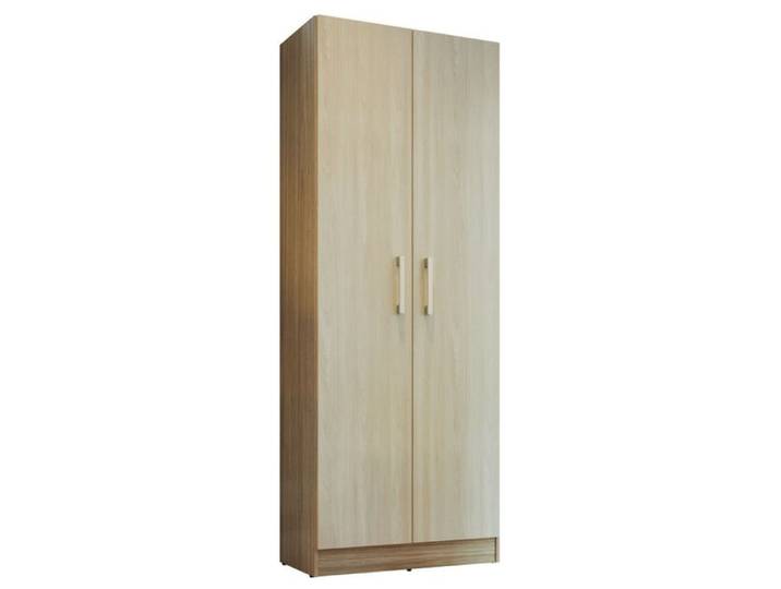 Armoire multifonctions - ACTUAL DIFFUSION - Gamme LAVANDA - 2 portes - L61×P31.8×H160.6 cm - Imitation chêne/érable