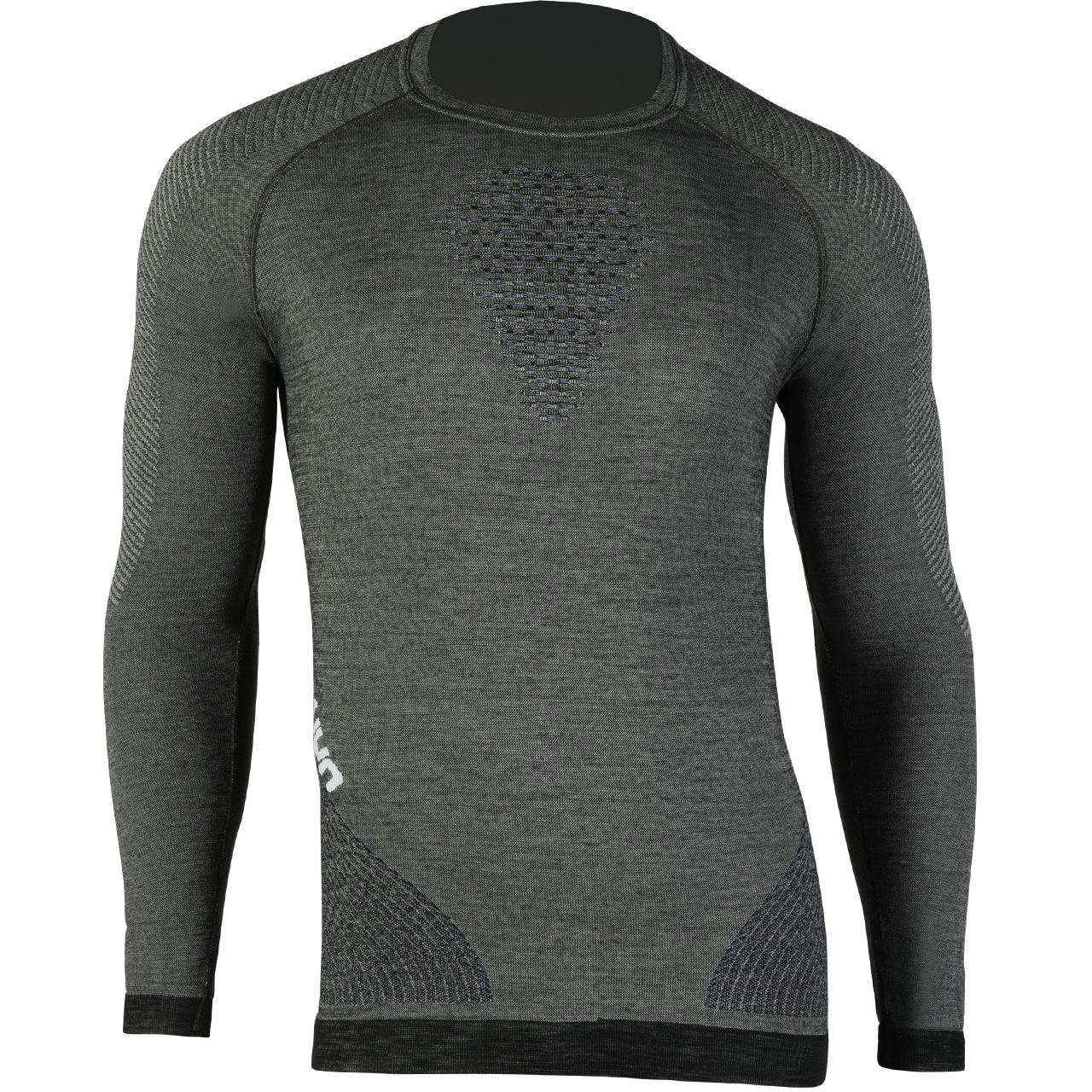 UYN Herren Merino Langarm Shirt FUSYON Shirt grey/york - S/M