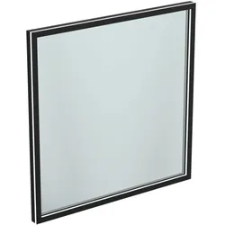 Ideal Standard Conca Spiegel T3966BH 80x3,8x80 cm, eckig, mit Beleuchtung, neutral, Rahmen schwarz