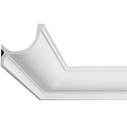 Rutec Projekt Voutenleiste 10,3x10,3 rund flexibel PU-Schaum-Leiste, 200cm RUP-PFG066