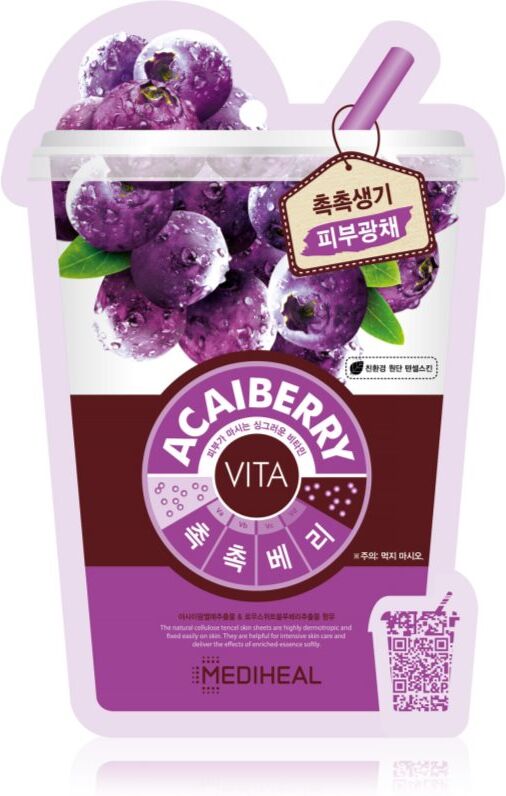 MEDIHEAL Vita Mask Acaiberry sheet mask with firming effect 20 ml
