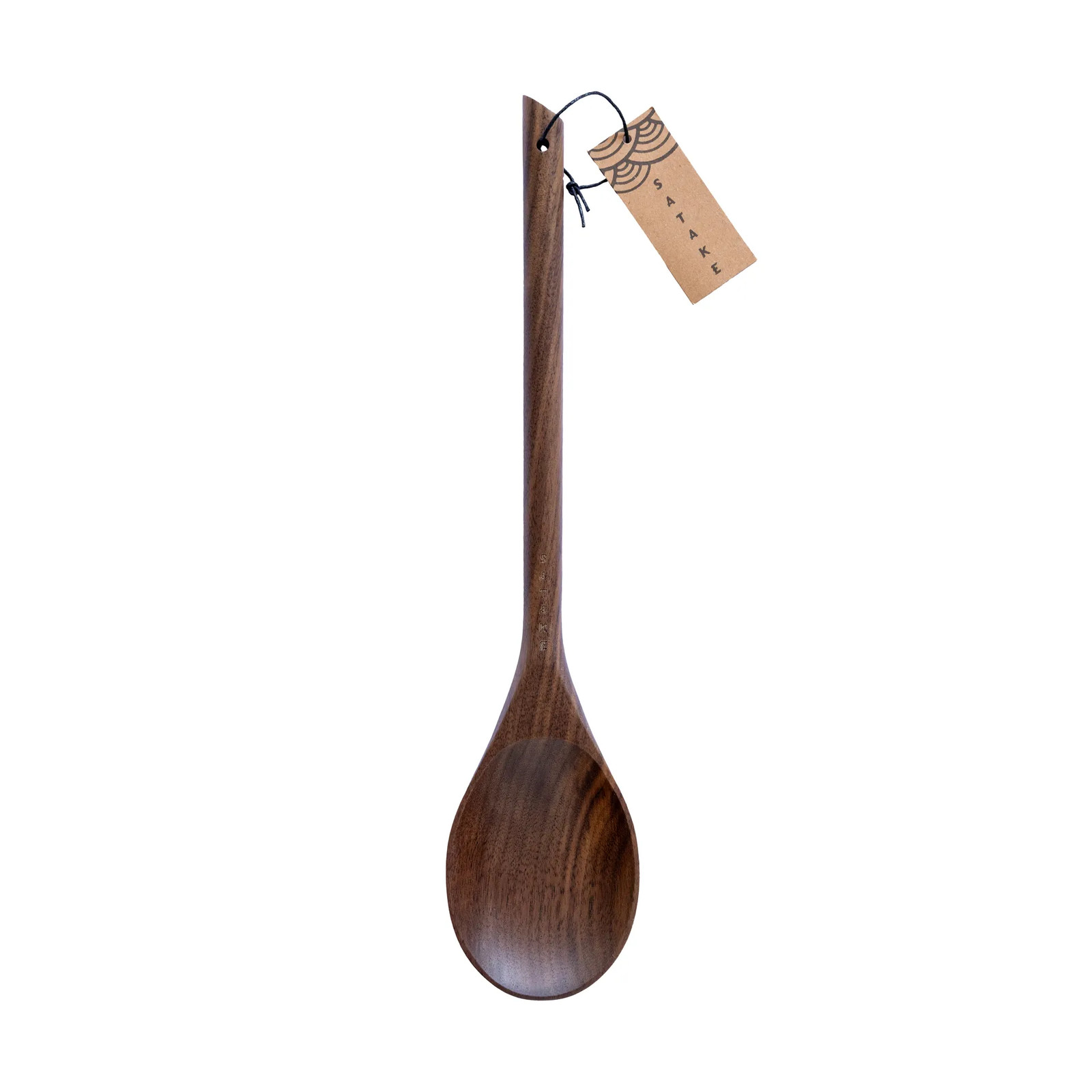 Satake serveerlepel van walnotenhout, 33,5 cm