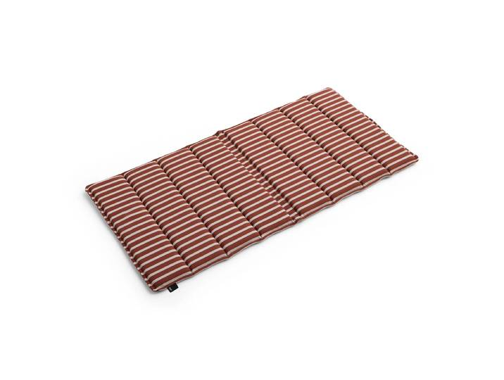 HAY - Terrazza Faltbares Sitzkissen, dicke Streifen, terrakotta