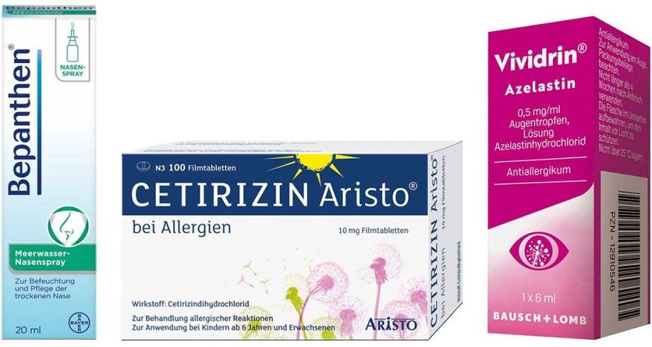 Allergie Set: Heuschnupfen Akut Rundum Schutz 1Set