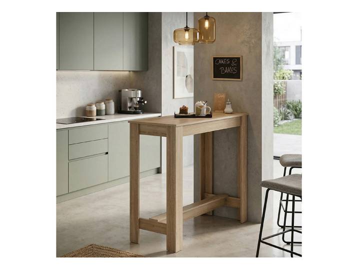 Möbel Akut Bartisch Bartisch Modesto Theke Sonoma Eiche B/H/T: ca. 115 x 103 x 50 cm
