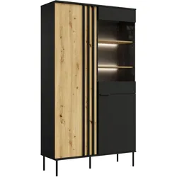 VITRINE MERIDIAN 195/110,5 cm in Eichefarben