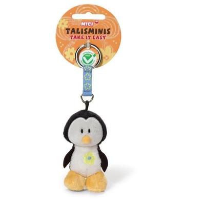 NICI 37389 - Pinguin Talisminis Take It Easy, Schlüsselanhänger, 8,5 cm, Glücksbringer
