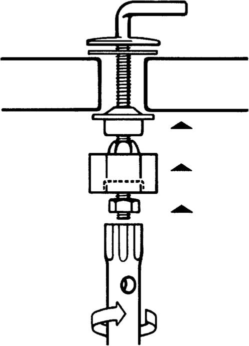 Haro Diebstahlsicherung 402143 BM 6, Befestigungssystem für M 8 Gewinde