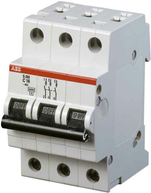 ABB Stotz S&J; Disjoncteur 6kA 40A C 3p S203-C40 (2CDS253001R0404)