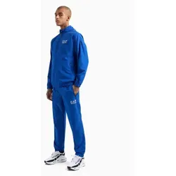 EA7 für Herren. 8NPV08_PN4HZ Trainingsanzug Tennis Pro blau (M), Sportlich, Tennis/Padel, Multisport, Polyester, Langarm