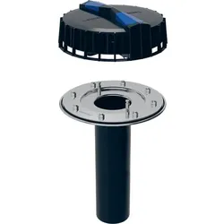 Geberit Pluvia Dachwassereinlauf m. Flansch, für Rinnen, d90, 25l/s