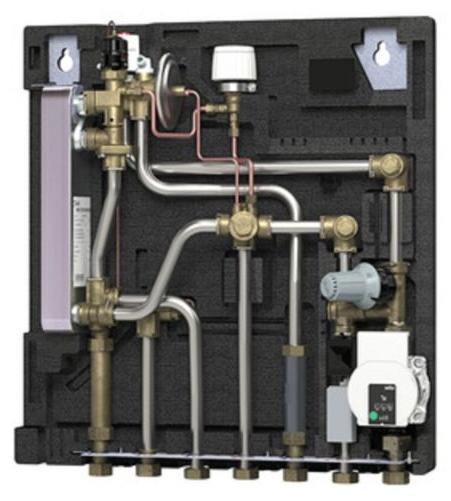 DANFOSS Wohnungsstation Evoflat MSS 2 Eckeinstieg