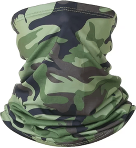 Inspire Curations Tactical Camo Neck Gaiter Breathable Bandana Face Cover For Cycling & Outdoor Sports camo
