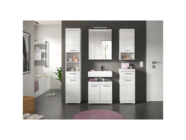 BADEZIMMER Scout Weiß B: 134 cm