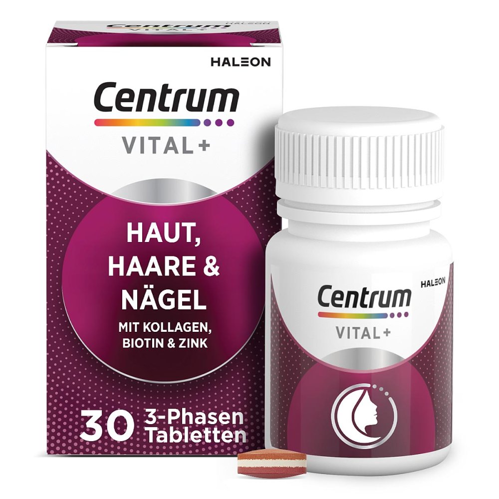 Haleon Germany GmbH Centrum Vital+ Haut, Haare & Nägel Tabletten 19420093