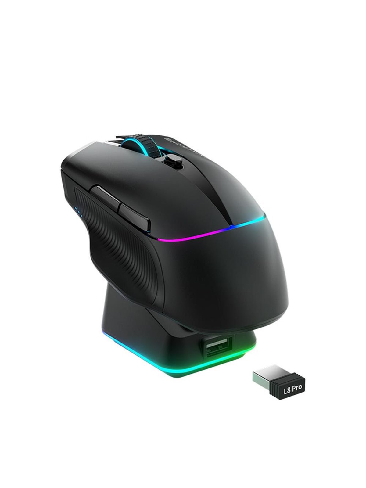 Machenike L8 Pro Wireless Gaming Mouse - Black - (Schwarz)