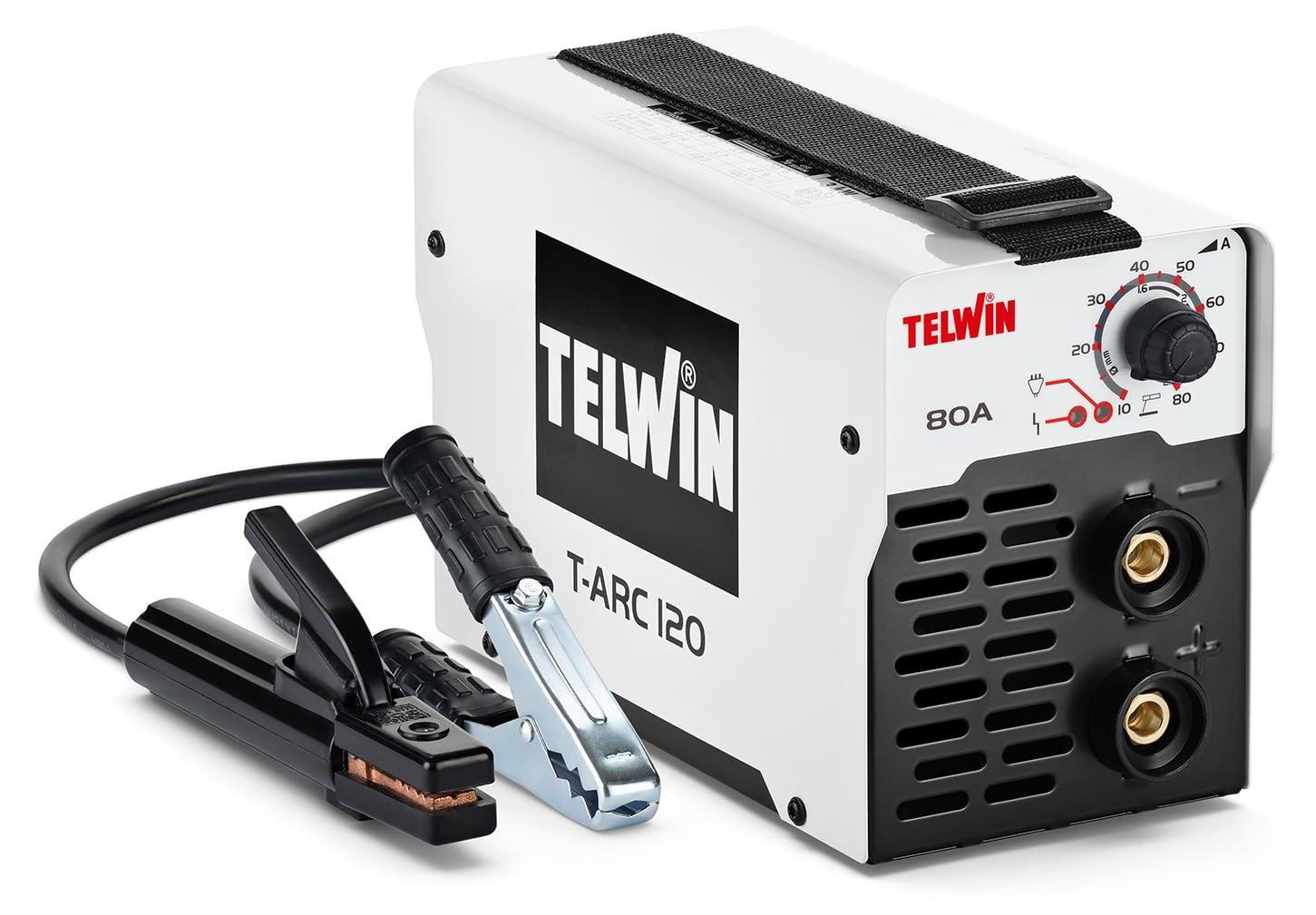 Telwin T-ARC 120 MMA-lasapparaat op basis van invertertechnologie voor elektrode-lassingen