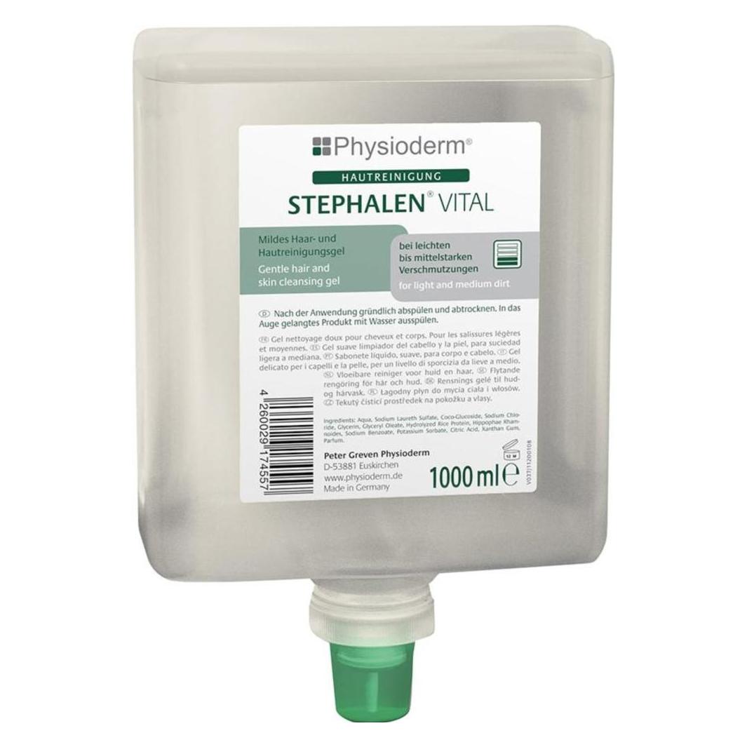Welter Stephalen Vital 1000 ml Neptuneflasche Waschgel mild Physioderm (1000 ml) (4260029174557)