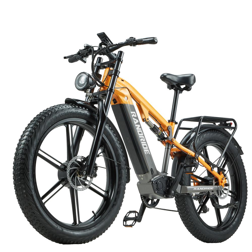 YX80M-2 Gelände-Elektrofahrrad mit Doppelmotor, 48V 20Ah, breite Geländereifen, hydraulische Scheibenbremsen, Traglast bis 200 kg
