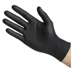 Kleiner schwarzer puderfreier Nitrilhandschuh (1000 Stück)