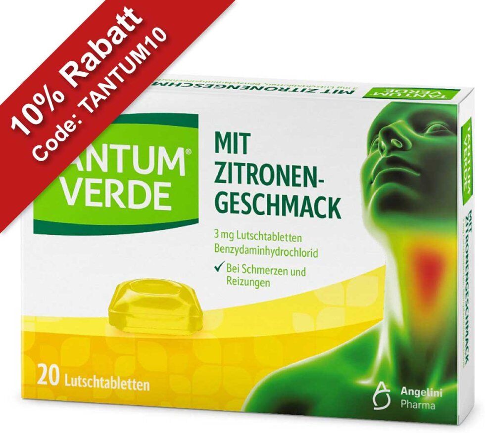 Tantum Verde 3 mg Lutschtabletten Zitronengeschmack 20stk