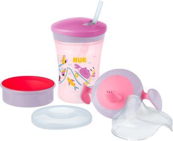 NUK Learn to Drink Set conjunto para crianças Girl . Learn to Drink Set