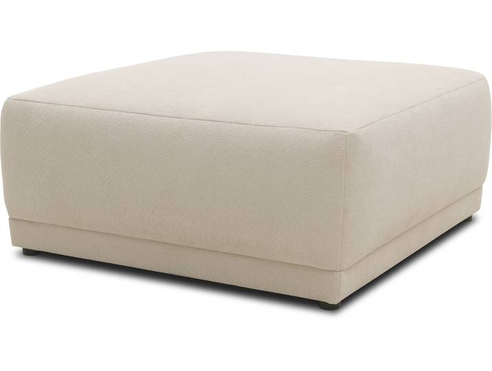 Hocker DOMO COLLECTION 800007 , beige (creme), B:100cm H:45cm T:100cm, 95% Polyester, 5% Polyamid, Hocker, Hocker, nach Wunsch zusammenstellbar