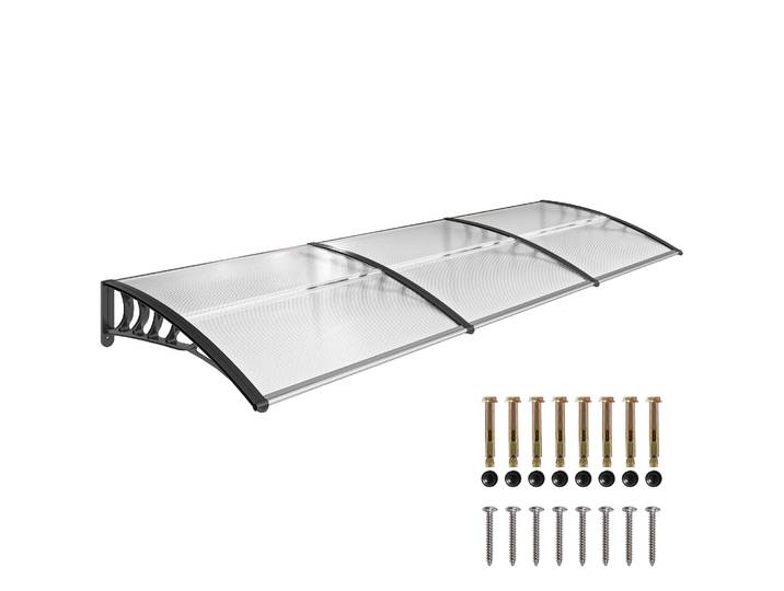 Toit de protection contre le soleil et la pluie pour portes, 90x295x23,5 cm