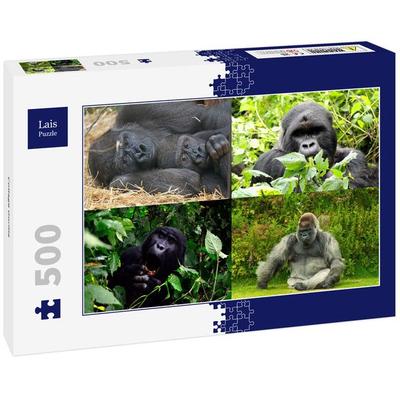 Lais Puzzle Collage Gorilla 500 Teile
