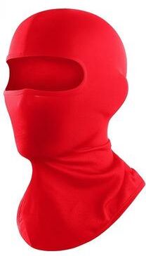 Handpicked Choices Ice Silk Cycling Balaclava UV Protection Face Mask Breathable Motorcycle Summer Cooling Hood bright Red one Size