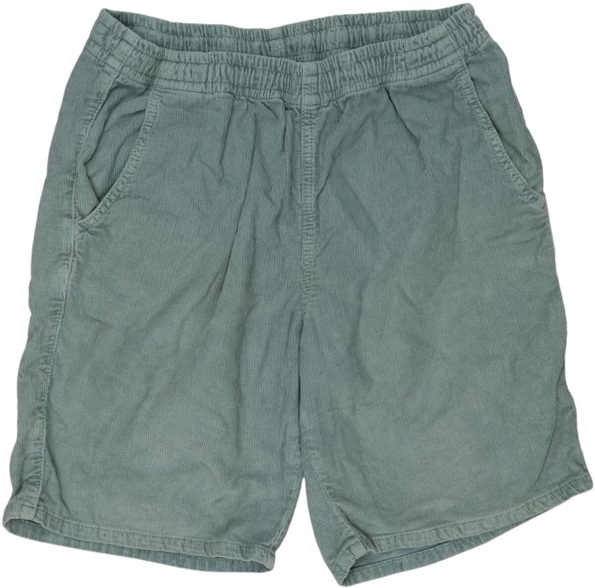 Kauf dich glucklich Herren Shorts, Grün, Gr. W28, kein / Etikett - Second Hand
