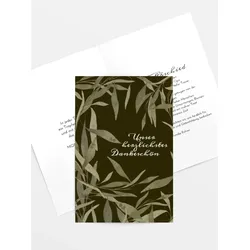 Trauerkarten Dankeskarten selbst gestalten mit Spruch und Fotos im Onlinedesigner bei Meine-Kartenmanufaktur.de